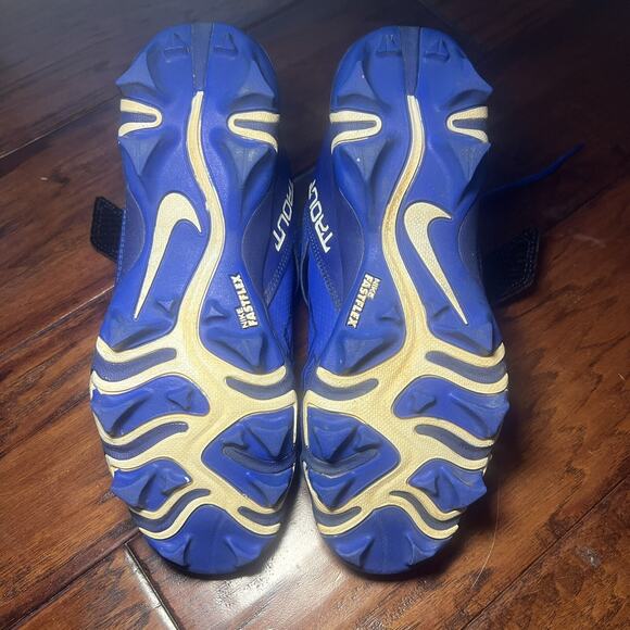 Nike Force Trout 8 Keystone 'Hyper Royal' Boys 4Y Molded Baseball Cleats - Picture 10 of 11